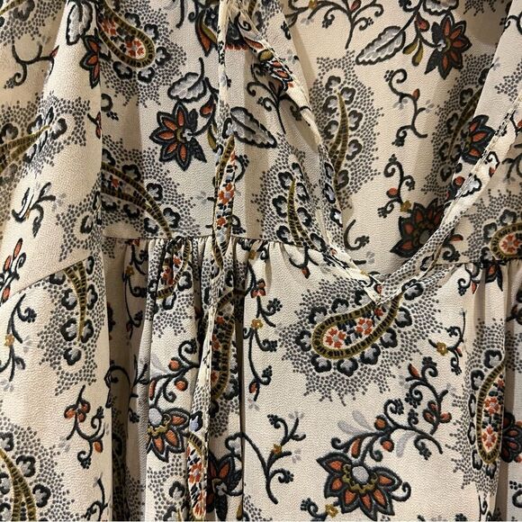 Blue and‎ orange print top by Don't Ask Why - Picture 3 of 3